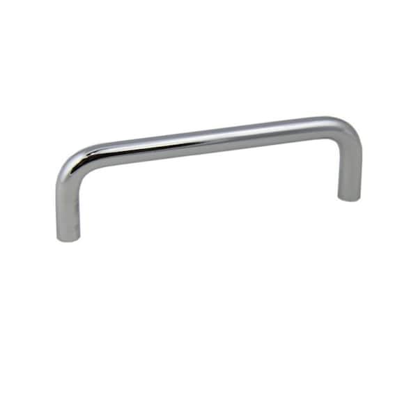 Crown 4-3/8" Wire Cabinet Pull with 4" Center to Center Polished Chrome Finish CHP355PC - main